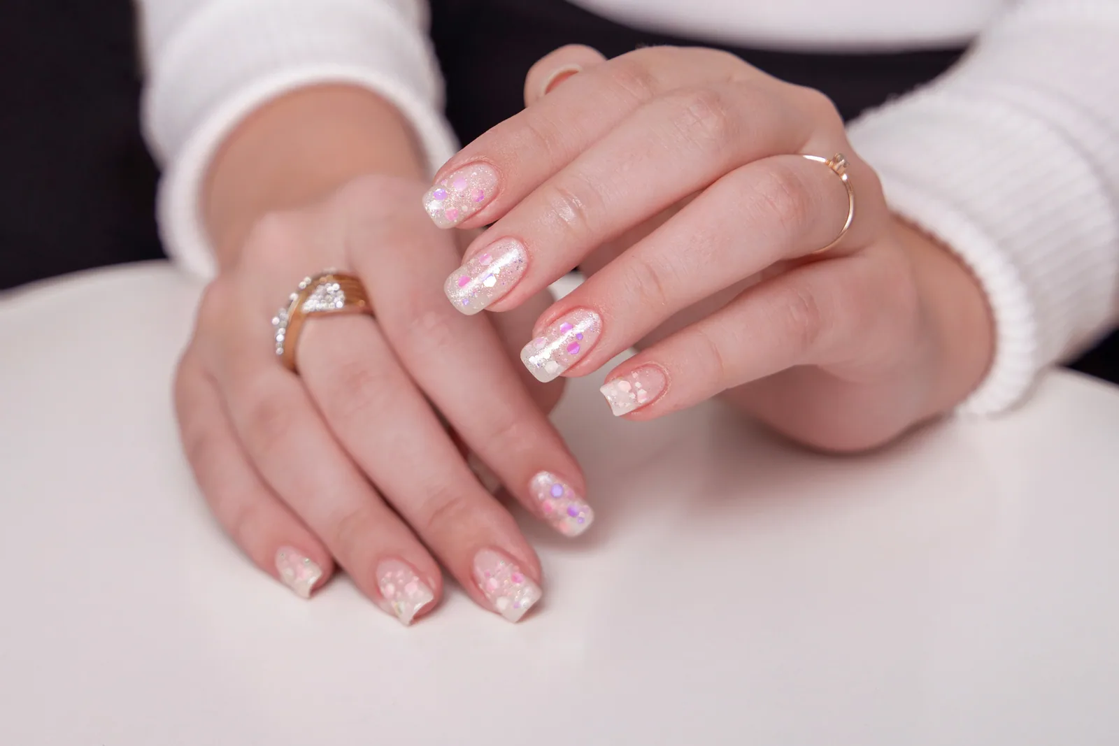 Luxury artificial nail design